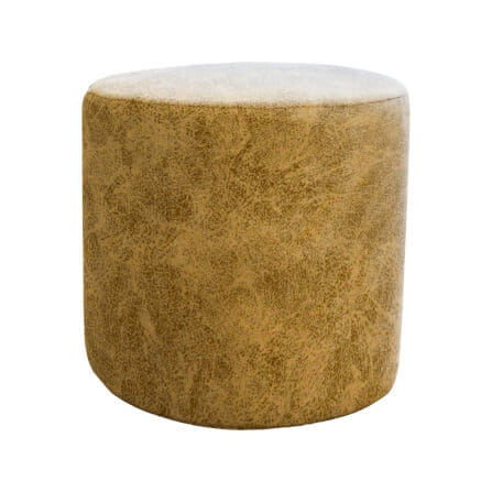 สตูลทรงกลม CCR FURNITURE รุ่น CIRCLE STOOL สีน้ำตาลทอง (Golden Brown) 40x40ซม.